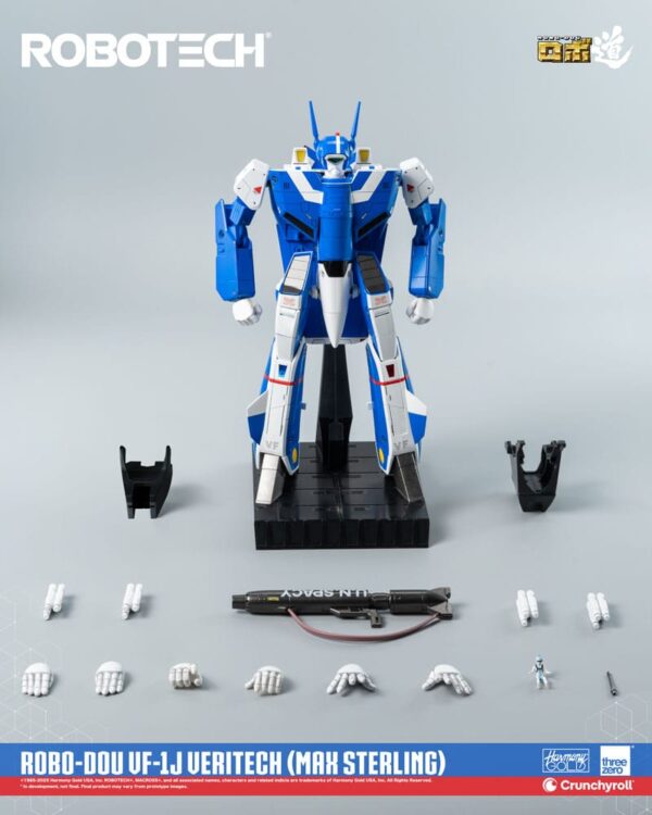 THREEZERO Robotech ROBO-DOU - VF-1J Veritech (Max Sterling) 20 cm - immagine 2