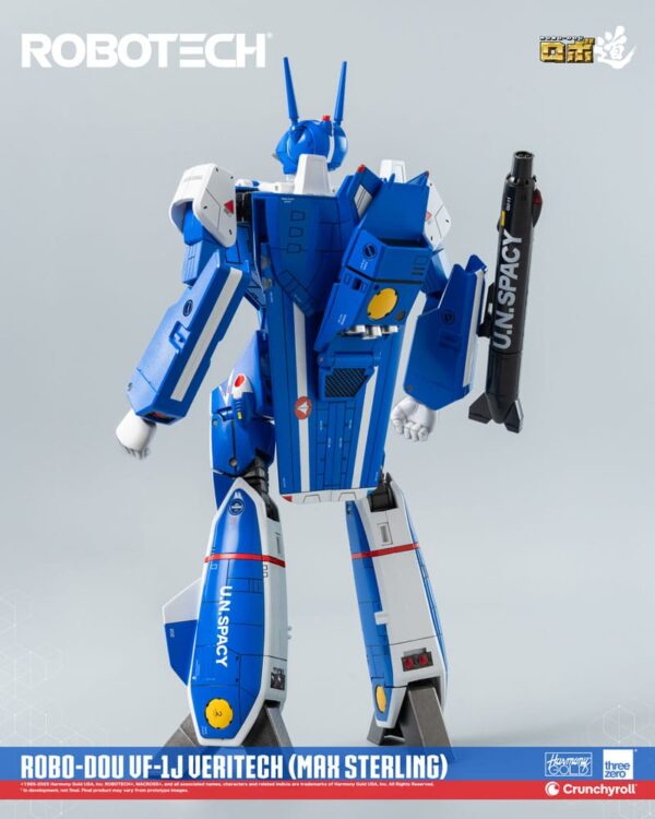 THREEZERO Robotech ROBO-DOU - VF-1J Veritech (Max Sterling) 20 cm - immagine 3