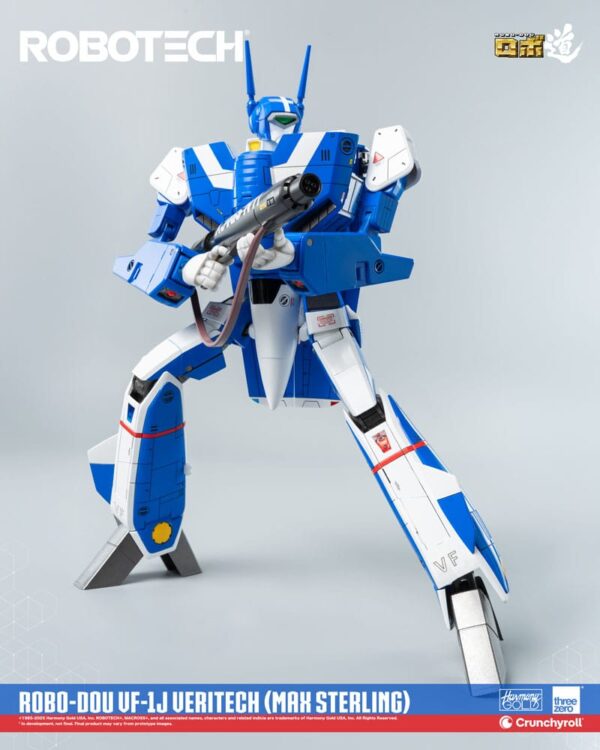 THREEZERO Robotech ROBO-DOU - VF-1J Veritech (Max Sterling) 20 cm - immagine 5