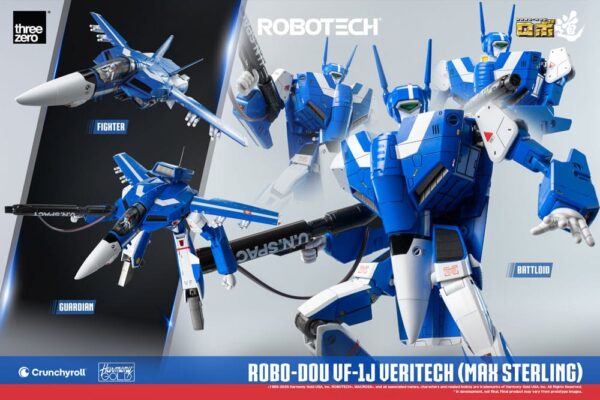 THREEZERO Robotech ROBO-DOU - VF-1J Veritech (Max Sterling) 20 cm - immagine 14