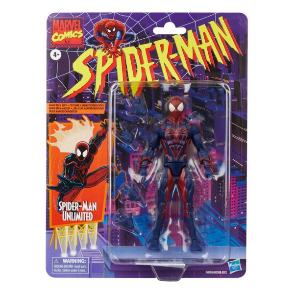 HASBRO Spider-Man Marvel Legends Retro Action Figure - Spider-Man Unlimited 15 cm - immagine 9