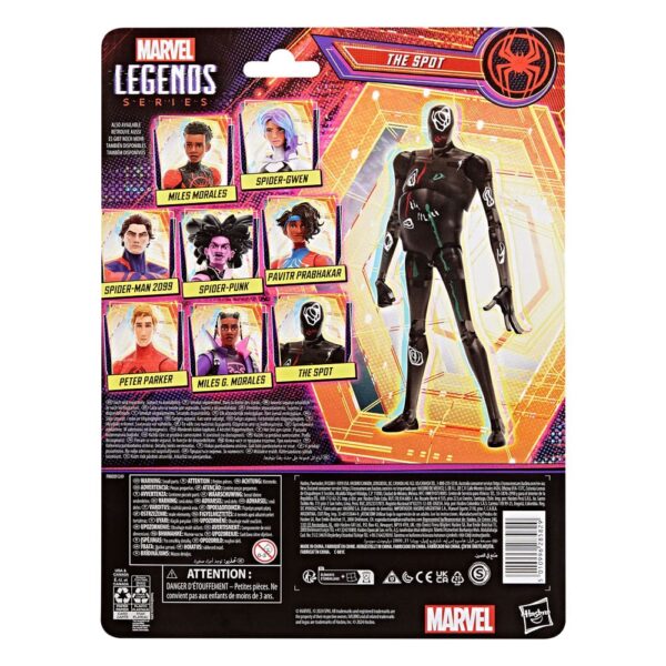 HASBRO Spider-Man: Across the Spider-Verse Marvel Legends Action Figure - The Spot 15 cm - immagine 8