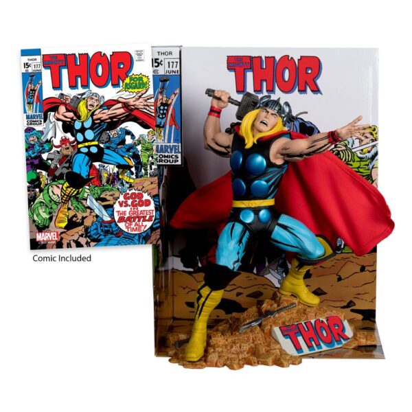 McFarlane Toys - Marvel Collection PVC Statue 1/6 - Thor (The Might Thor #177) 26 cm - immagine 2