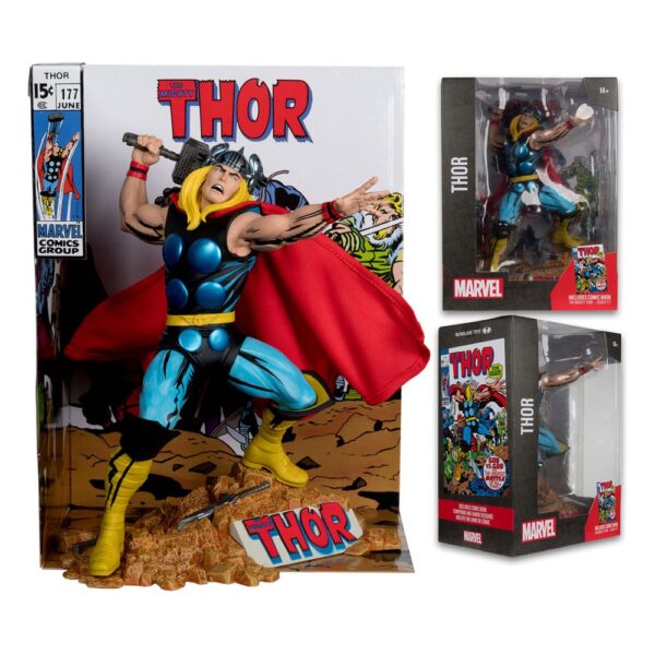 McFarlane Toys - Marvel Collection PVC Statue 1/6 - Thor (The Might Thor #177) 26 cm - immagine 5