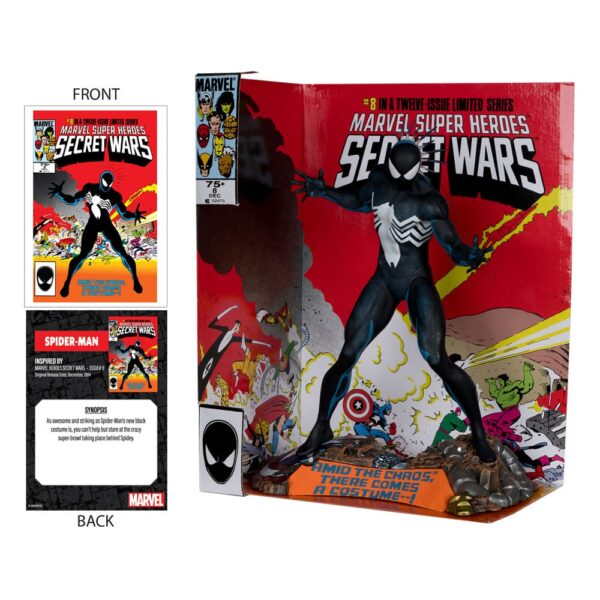 McFarlane Toys - Marvel Collection PVC Statue 1/6 - Spider-Man (Marvel Super Heroes Secret Wars #8) 27 cm - immagine 3