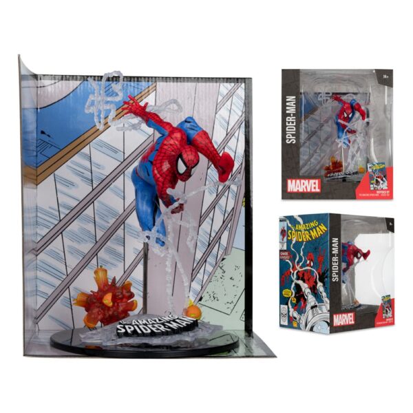 McFarlane Toys - Marvel Collection PVC Statue 1/10 - Spider-Man (The Amazing Spider-Man #302) 17 cm - immagine 4