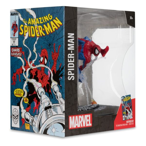 McFarlane Toys - Marvel Collection PVC Statue 1/10 - Spider-Man (The Amazing Spider-Man #302) 17 cm - immagine 7