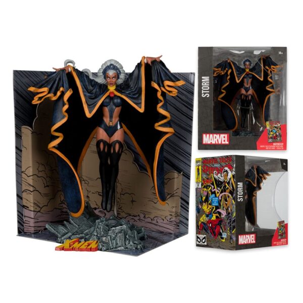 McFarlane Toys - Marvel Collection PVC Statue 1/10 - Storm (Marvel Tales featuring Spider-Man and The X-Men #236) 18 cm - immagine 4