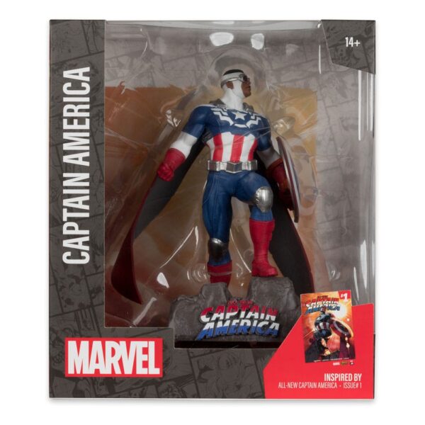 McFarlane Toys - Marvel Collection PVC Statue 1/10 - Captain America (All-New Captain America #1) 17 cm - immagine 6