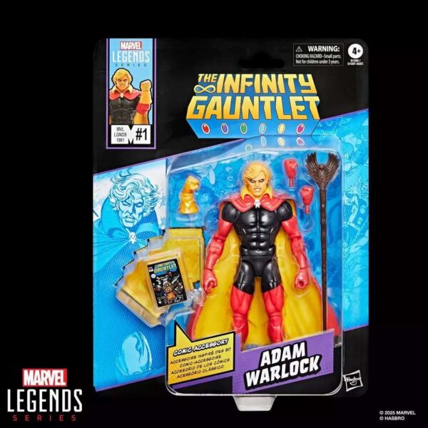 HASBRO Marvel Legends Mini Comics Action Figure - Adam Warlock - immagine 4