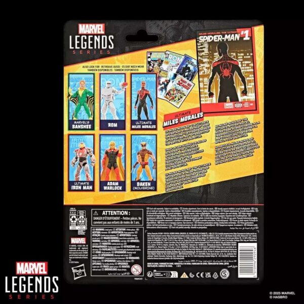 HASBRO Marvel Legends Mini Comics Action Figure - Ultimate Miles Morales Spider-Man - immagine 5