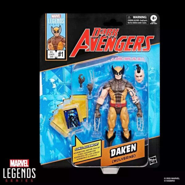 HASBRO Marvel Legends Mini Comics Action Figure - Daken Wolverine - immagine 4