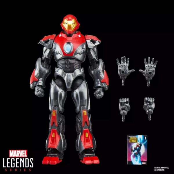 HASBRO Marvel Legends Mini Comics Action Figure - Ultimate Iron Man - immagine 3