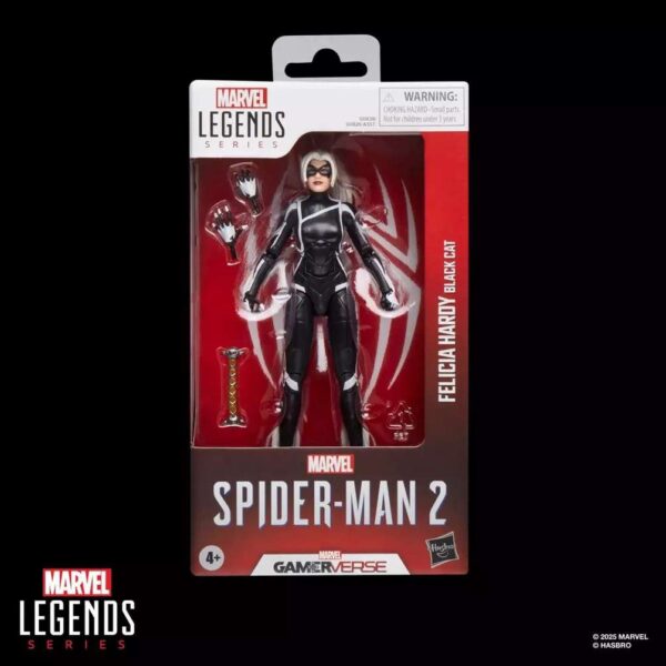 HASBRO Marvel Legends GamerVerse Spider-Man 2 - Black Cat 15 cm - immagine 4