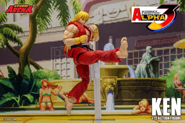 STORM COLLECTIBLES Street Fighter Alpha 3 - Ken Action Figure - immagine 2