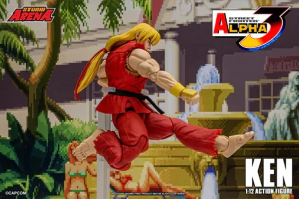 STORM COLLECTIBLES Street Fighter Alpha 3 - Ken Action Figure - immagine 5