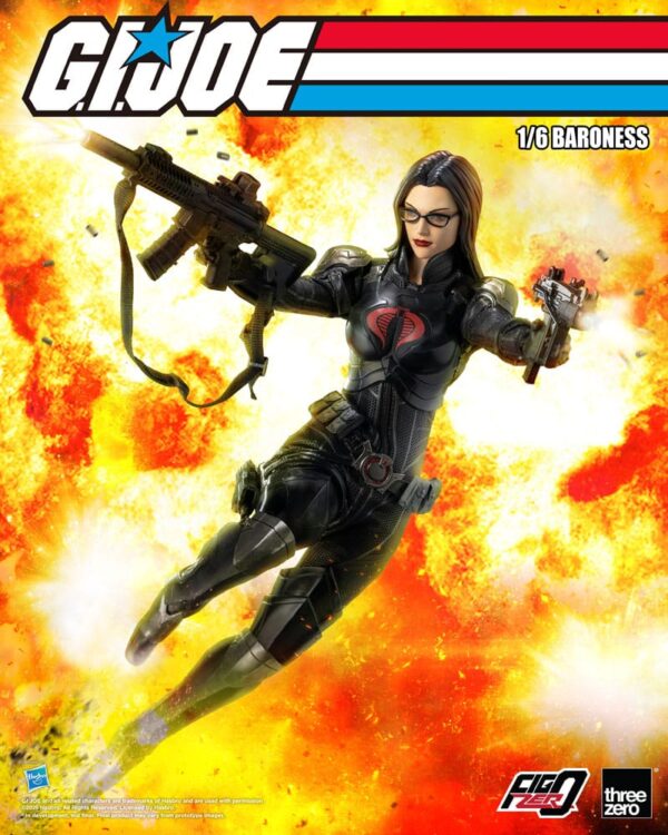 THREEZERO G.I. Joe FigZero Action Figure 1/6 - Baroness 30 cm - immagine 13