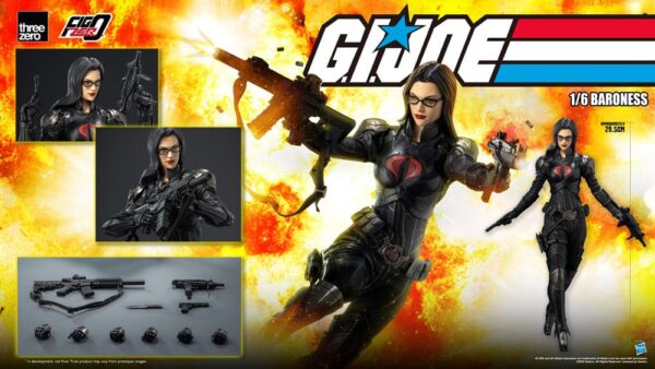 THREEZERO G.I. Joe FigZero Action Figure 1/6 - Baroness 30 cm - immagine 14