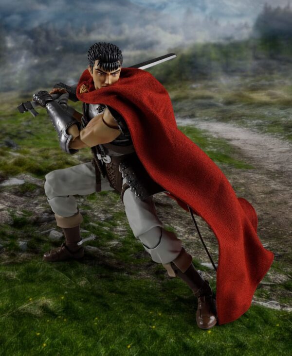 BANDAI Berserk S.H.Figuarts Action Figure - Guts Band of the Hawk 16 cm - immagine 5