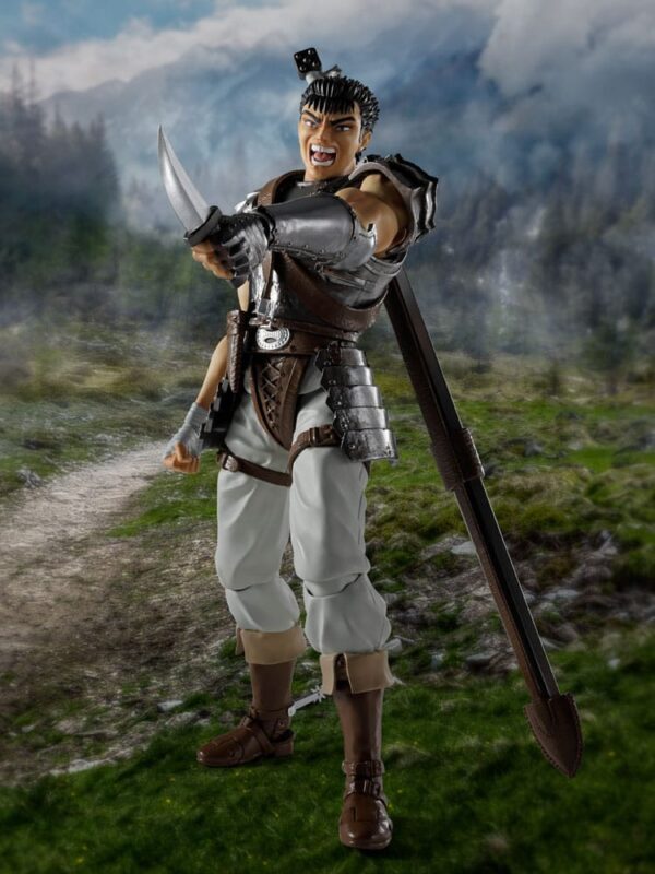 BANDAI Berserk S.H.Figuarts Action Figure - Guts Band of the Hawk 16 cm - immagine 6