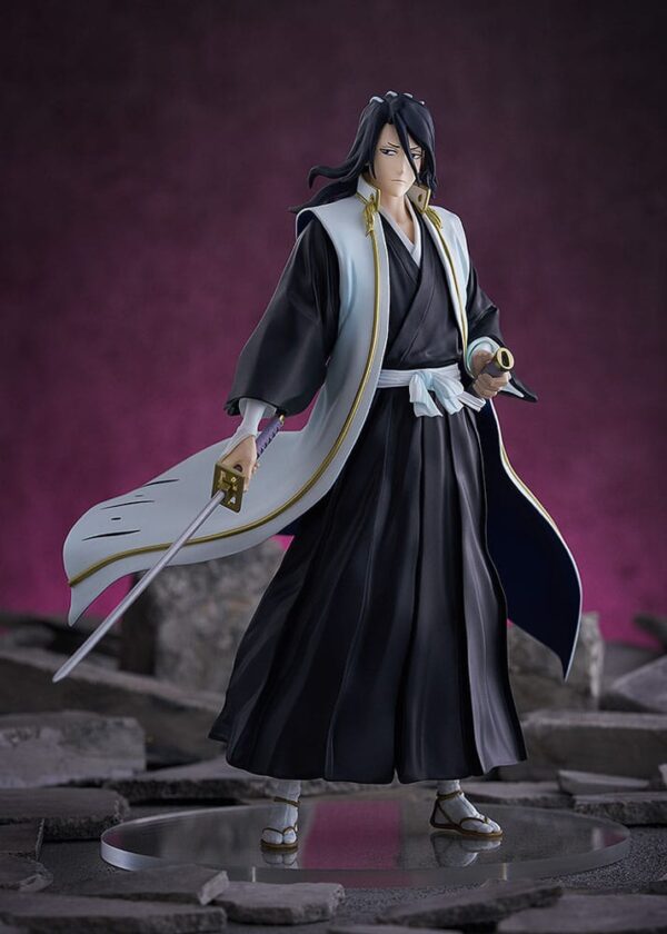 GOODSMILE BLEACH Pop Up Parade PVC SP Statue - Byakuya Kuchiki 20 cm - immagine 3