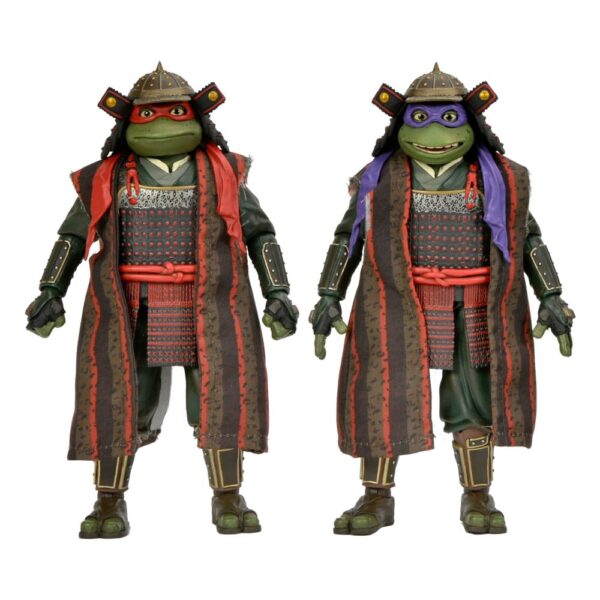 NECA Teenage Mutant Ninja Turtles III Action Figure 2-Pack - Donatello & Raphael 18 cm