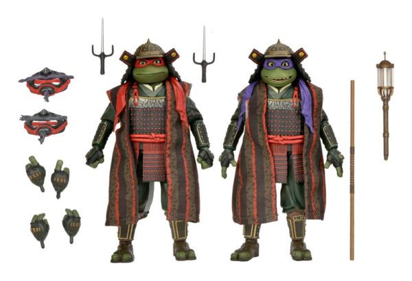 NECA Teenage Mutant Ninja Turtles III Action Figure 2-Pack - Donatello & Raphael 18 cm - immagine 6