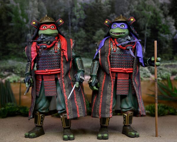 NECA Teenage Mutant Ninja Turtles III Action Figure 2-Pack - Donatello & Raphael 18 cm - immagine 8