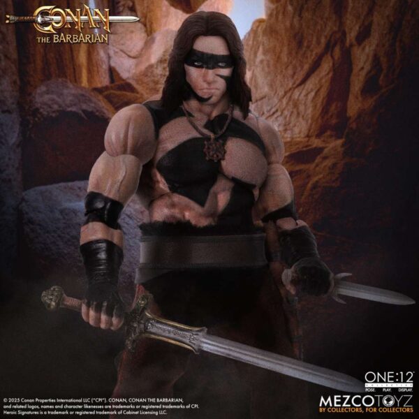 MEZCO Conan the Barbarian Action Figure 1/12 - Conan (1982) 16 cm - immagine 6