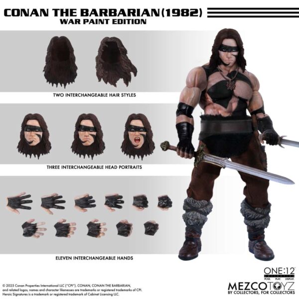 MEZCO Conan the Barbarian Action Figure 1/12 - Conan (1982) 16 cm - immagine 7