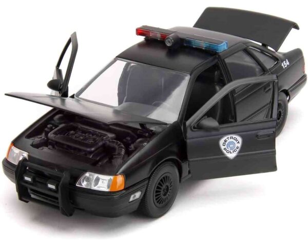 JADA TOYS - Robocop 1986 - 1986 Ford Taurus with Robocop - 1:24 Die-cast Model - immagine 7